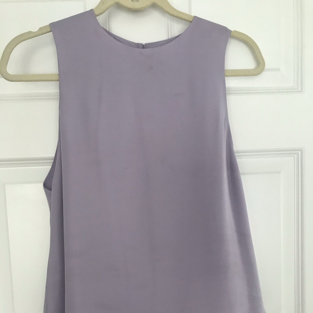 Purple blouse sleeveless top